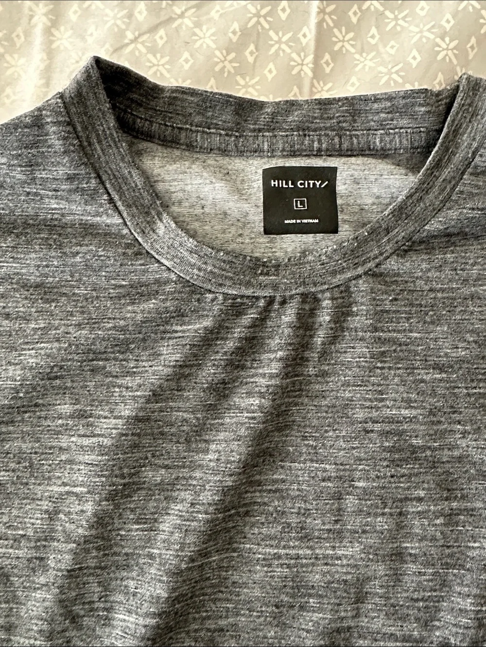 Men’s Hill City merino wool blend long sleeve- L